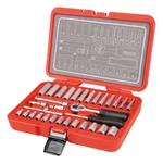 EXTOL PREMIUM dugókulcs készlet, racsnis kar, 32db