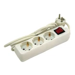 EXTOL CRAFT villamos elosztó, hosszabbító, 3 elosztó aljzattal, 3m kábellel (84721)