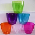 szögletes orchidea kaspó