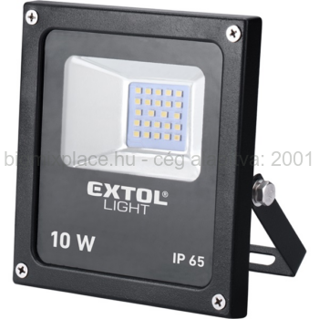 EXTOL (43221) falra szerelhető LED lámpa, reflektor, 10W, 650lm, 10db SMD LED 