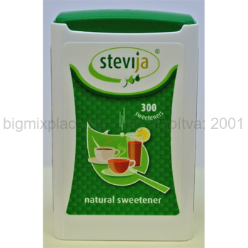 Stevia édesítő tabletta adagolós 300db-os, (Steviol Glycoside 97%)