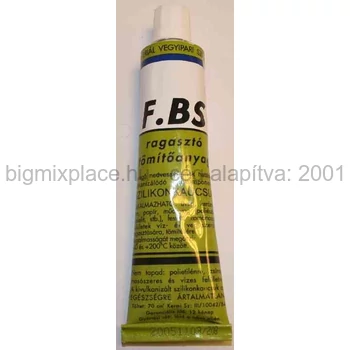 FBS univerzális szilikon ragasztó, tömítőpaszta, tubusos, 70ml