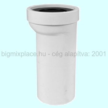 STYRON WC bekötő, egyenes, 20 cm eltolással, átmérő 110mm (STY-530-110-20)