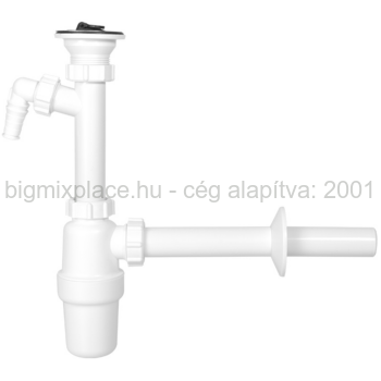STYRON mosdószifon, nagyáteresztésű, mosógép-csatlakozóval, 32mm-es elfolyással (STY-534-1)
